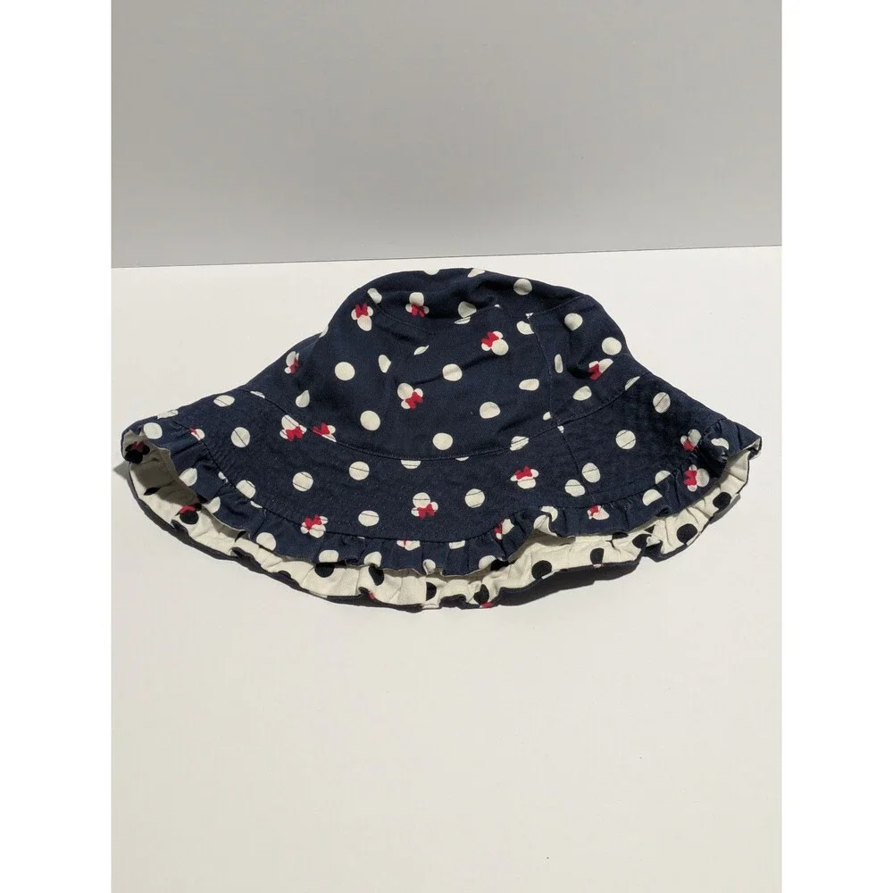 Disney Baby Gap Minnie Mouse Reversible Bucket Hat Toddler M/L